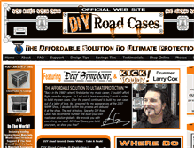 Tablet Screenshot of diyroadcase.com